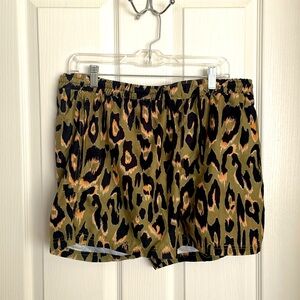 NWT - Another Influence Swim Truck leopard print